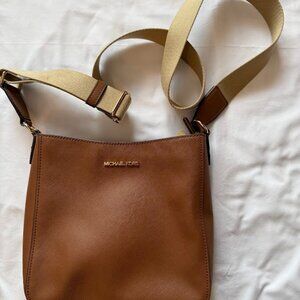 Michael Kors Crossbody Bag in Brown with Tan Strap